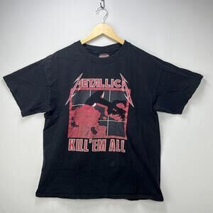 Vintage 90s Metallica Kill 'Em All T-Shirt Large Band